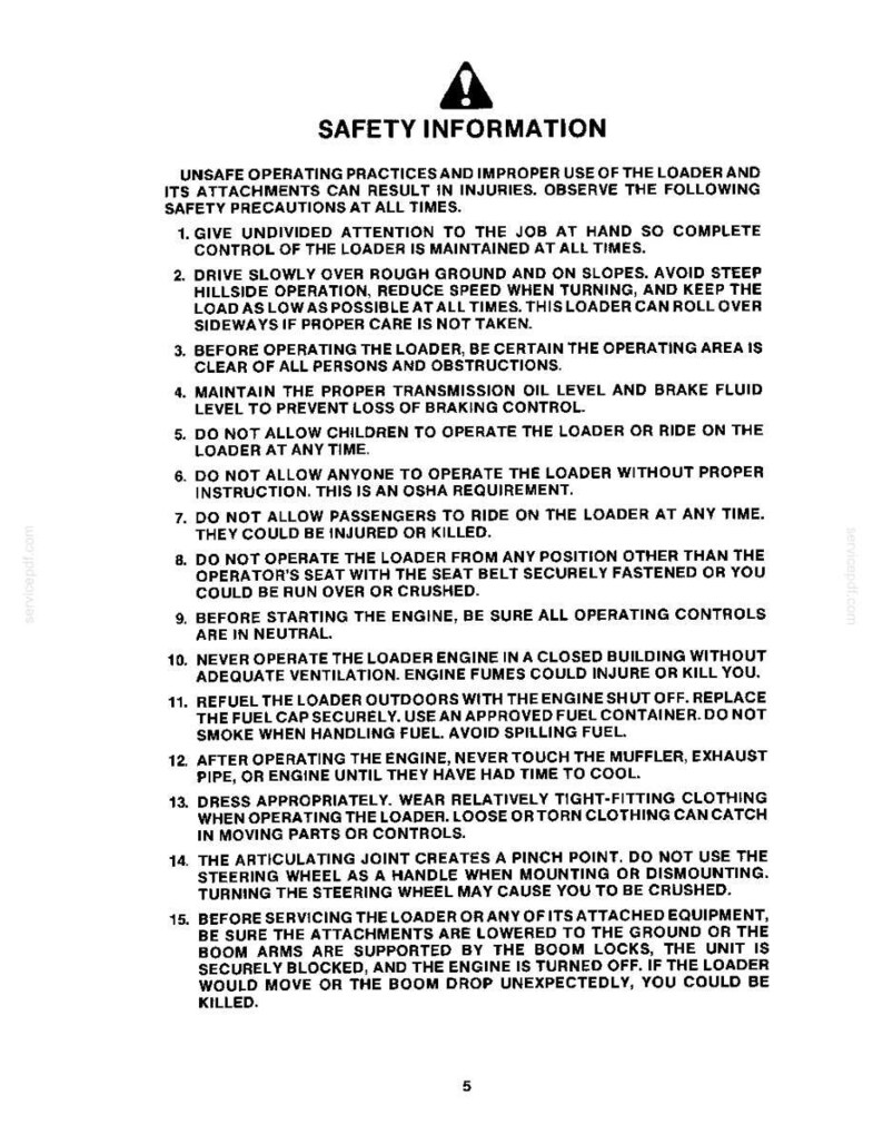 New Holland L-600 Loader Operator Owners Operation Manual | Instant PDF Download image 4