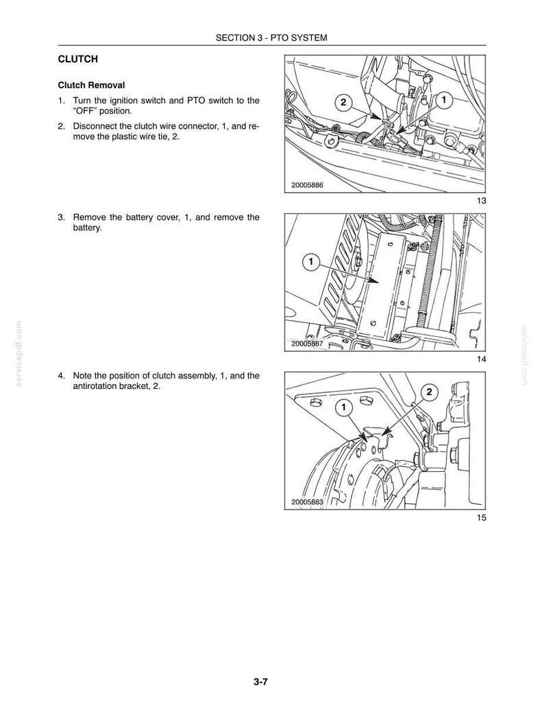 New Holland Gt18, GT20, GT22 Garden Tractor Service Repair Workshop Manual | Instant PDF Download image 8