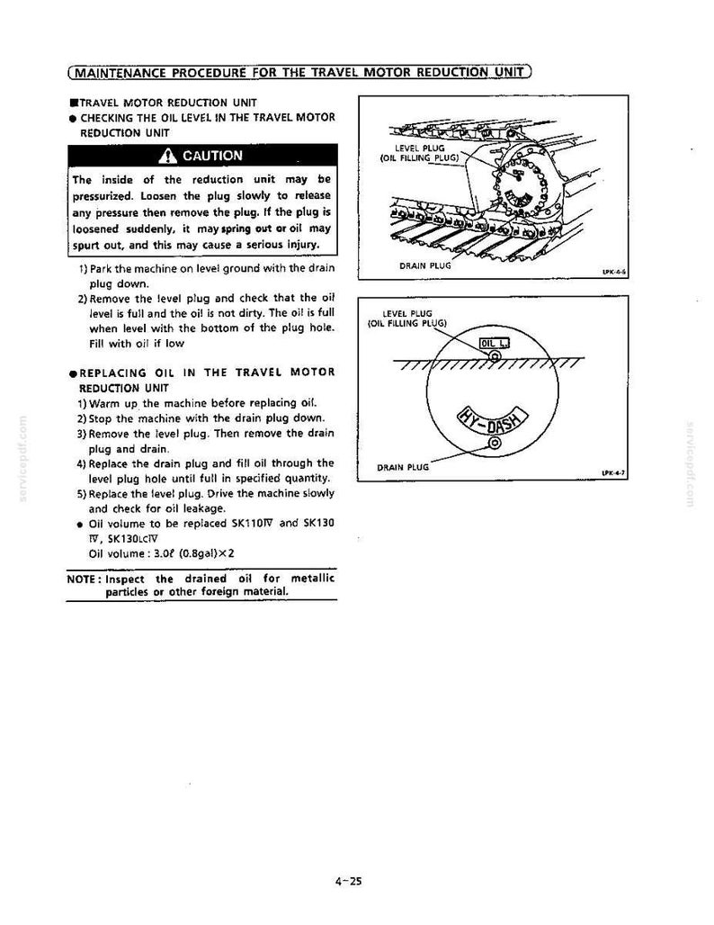 Kobelco Sk110, SK130, SK130LC Hydraulic Excavator Operator Owners Operation Manual | Instant PDF Download image 7