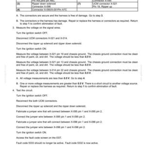 May include: A detailed technical document titled "Electrical systems - FAULT CODES" with a schematic legend and troubleshooting steps. Includes instructions for voltage measurements and circuit testing. The document is dated 28/05/2018.