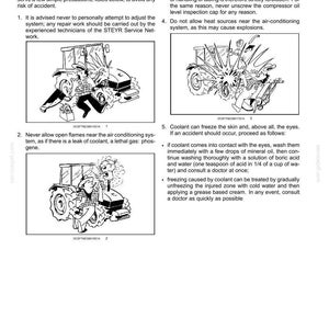 Steyr Kompakt 4075, 4085, 4095, 4105, 4115 Tractor Operator Owners Operation Manual | Instant PDF Download image 7