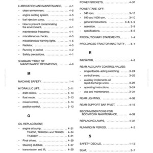New Holland Tk4030v, Tk4050, TK4050M, TK4060 Tractor Operator Owners Operation Manual | Instant PDF Download image 11