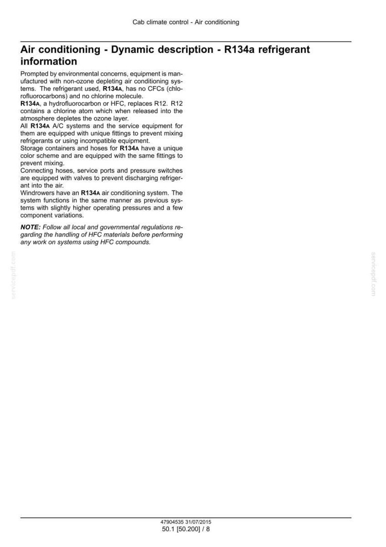 New Holland Speedrower 130 Tier 3 självgående strängläggare service och reparation verkstadsmanual | Direkt PDF-nedladdning | Marknad: Nordamerika bild 5