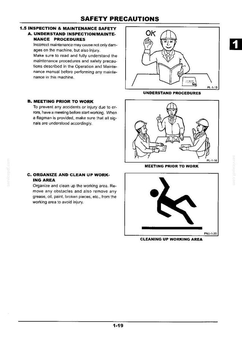 Kobelco SK030SR-2, SK035SR-2 Hydraulic Excavator Operator Owners Operation Manual | Instant PDF Download image 3