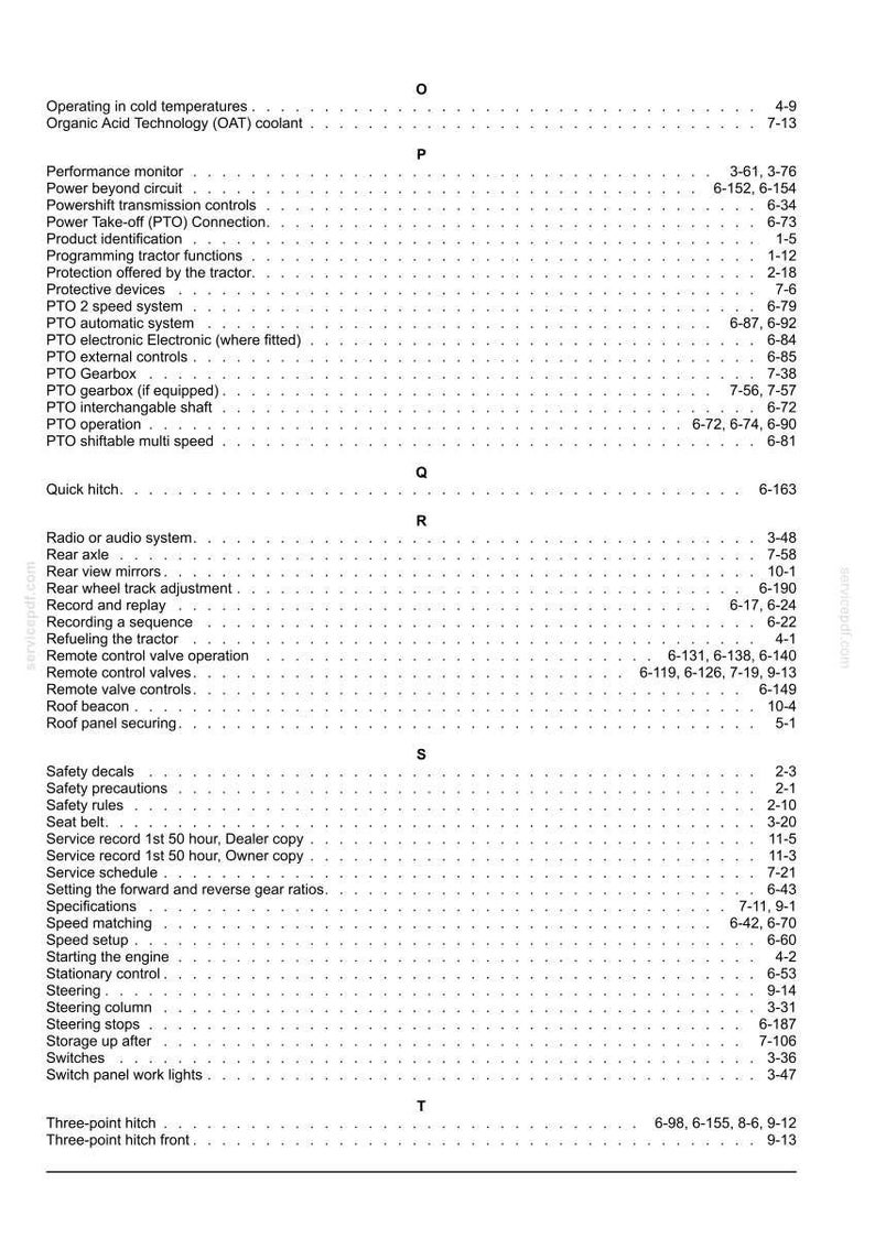 New Holland T7030, T7040, T7050, T7060, T7070 Sidewinder Ii Tractor Operator Owners Operation Manual | Instant Pdf Download image 11