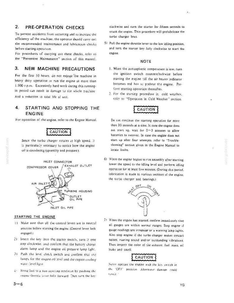 Kobelco MD120LC Hydraulic Excavator Operator Owners Operation Manual | Instant PDF Download image 6