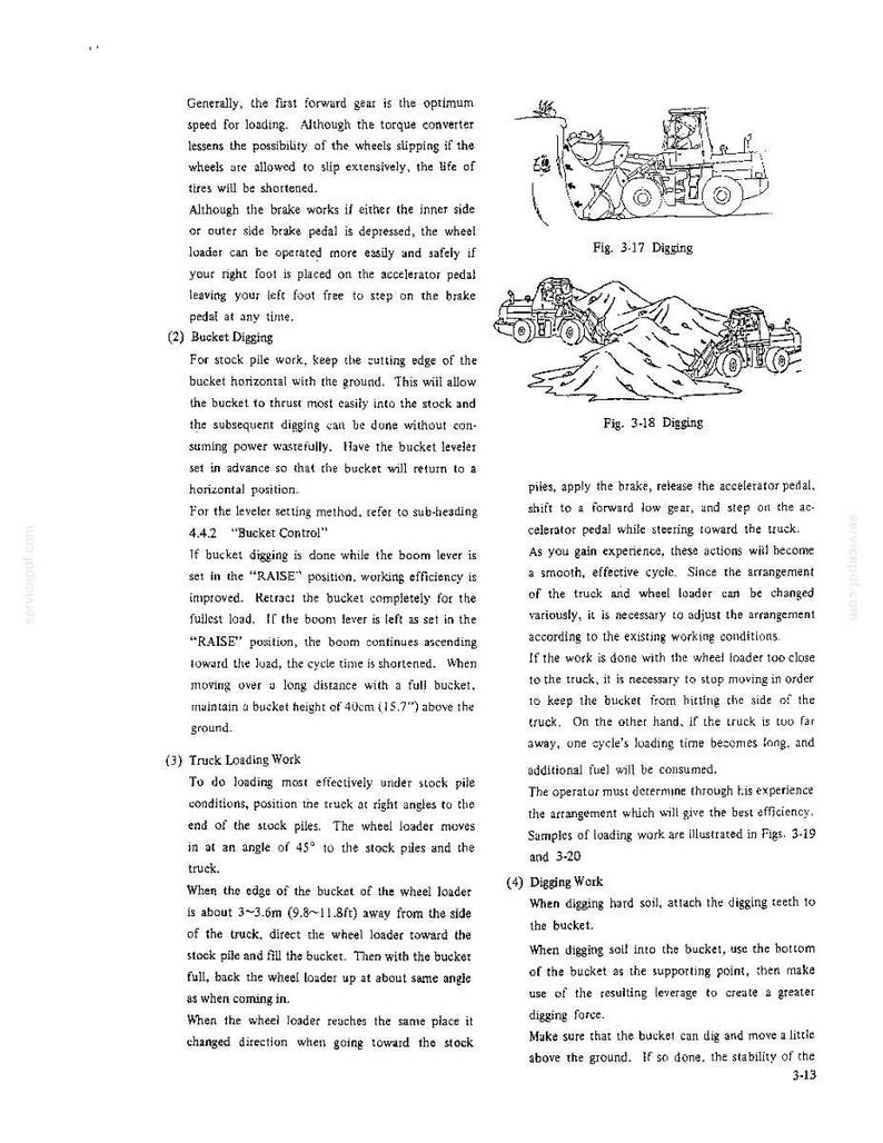 Kobelco LK600A Wheel Loader Operator Owners Operation Manual | Instant PDF Download image 9