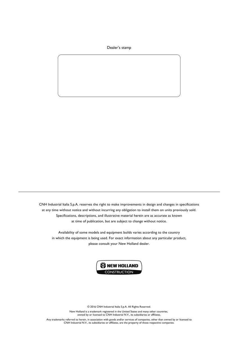 New Holland E305C EVO Crawler Excavator Operator Owners Operation Manual | Instant PDF Download image 11
