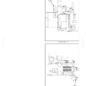 May include: A technical manual page titled 3 - CONTROLS AND INSTRUMENTS featuring Mirror A. Two black and white line drawings illustrate the installation and adjustment of a mirror on a machine, with arrows pointing to component A and numerical data.