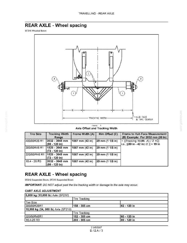 New Holland SF210, SF216 Field Sprayer Service Repair Workshop Manual | Instant PDF Download image 5