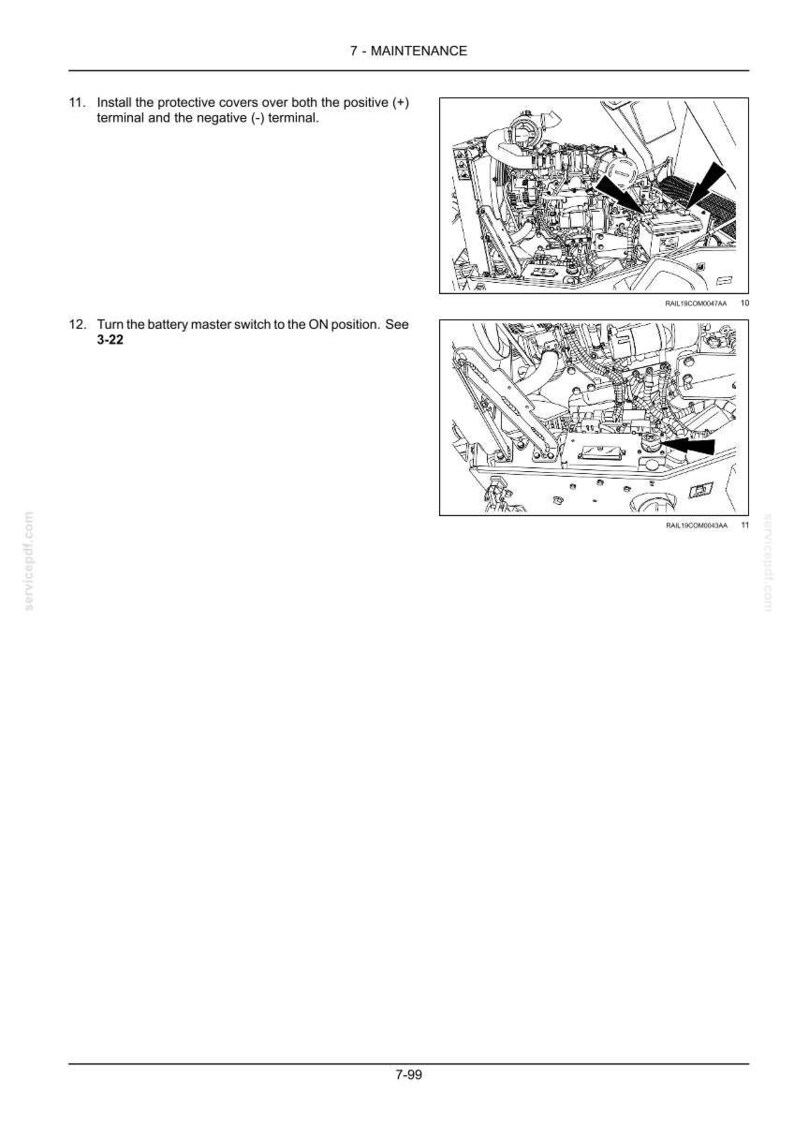 Lådskonstruktion DV36D, DV45CD, DV45D Tier 4B (slutgiltig) Vibrationsvals Bruksanvisning bild 10