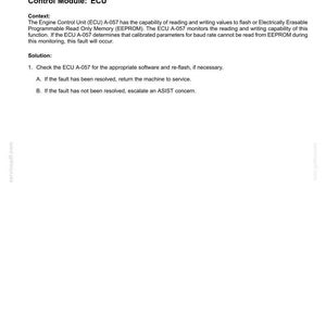 May include: A white document with black text detailing fault codes for electrical systems. The text includes "3361 (DTC E16D) - There was an error during Write/Read EEPROM operation" and instructions for troubleshooting.