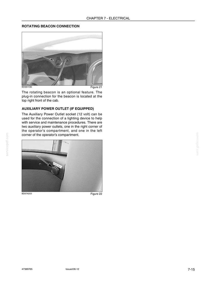 New Holland W190C Wheel Loader Operator Owners Operation Manual | Instant PDF Download image 10