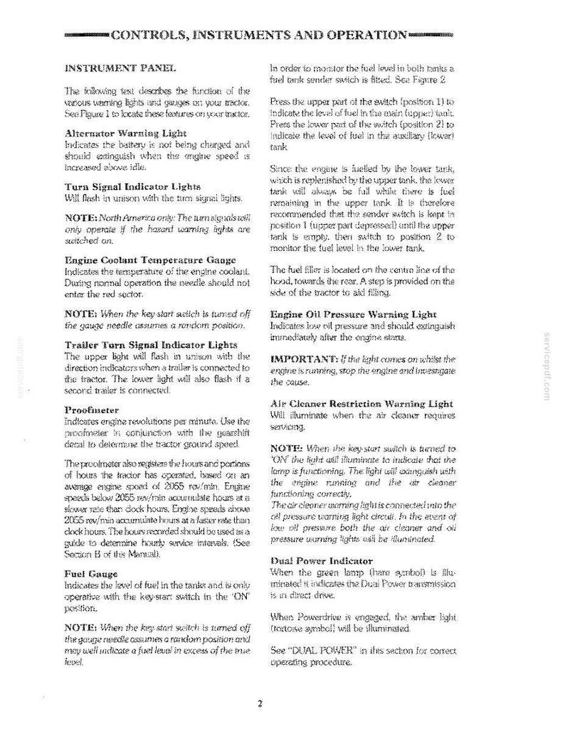 Ford 7710 II Tractor Operator Owners Operation Manual | Instant PDF Download image 4