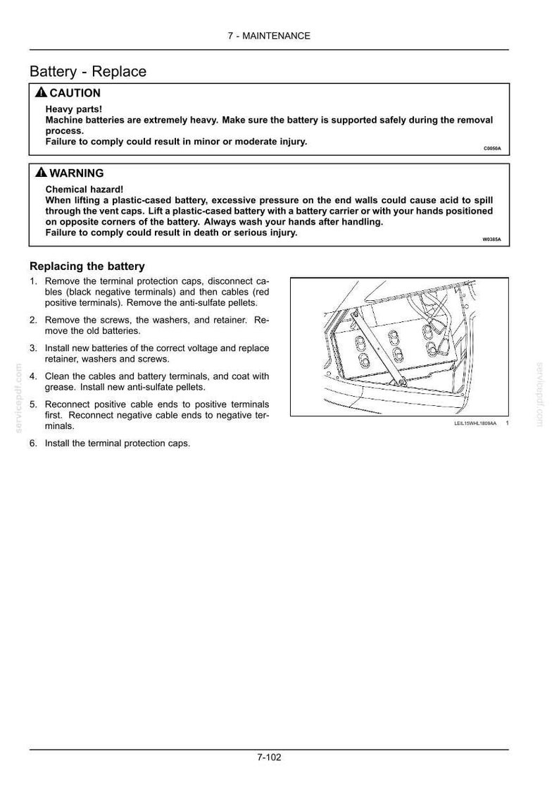 New Holland W270D, W300D Tier 2 Wheel Loader Operator Owners Operation Manual | Instant PDF Download image 10