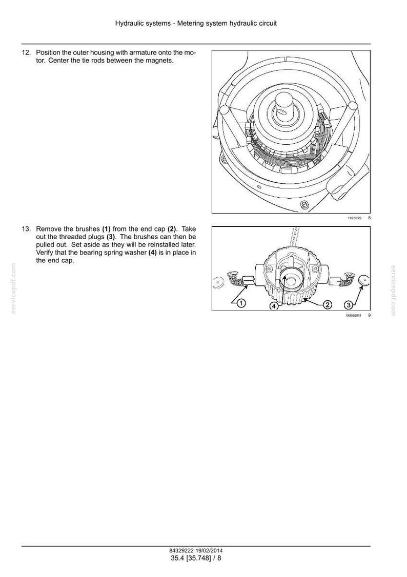 Manual de servicio y reparación para carros neumáticos Flexi-Coil 1740, 2340, 2850, 3350, 3850 y 4350 / Descarga instantánea en PDF imagen 4