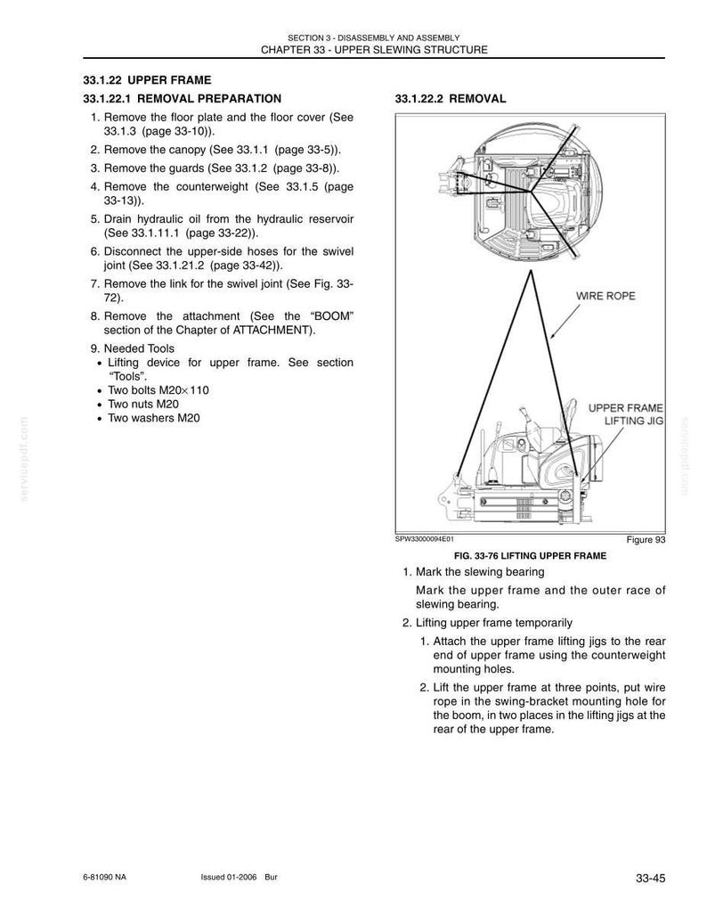 New Holland E50 Compact Excavator Service Repair Workshop Manual | Instant PDF Download image 8