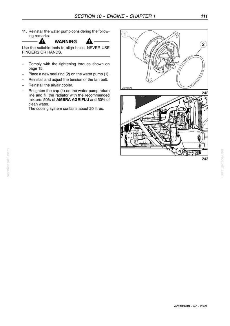 New Holland Vl5090, Vl6040, Vl6050, Vl6060, Vl6070, Vl6080, Vl6090, Vm3090, VM4090, VN2090 Grape Harvester Service Manual | PDF Download image 5