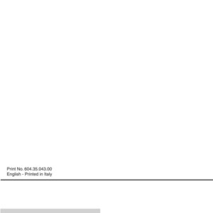 K&ouml;nnte beinhalten: Ein wei&szlig;es Dokumentencover mit dem New Holland-Logo in schwarzem Text und einem Blattsymbol. Unter dem Logo steht der Text PROVEN PERFORMANCE. Unten links steht der Text Print No. 604.35.043.00 English - Printed in Italy.