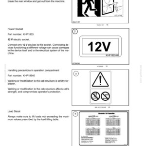 New Holland E485c Evo, E505C EVO Crawler Excavator Operator Owners Operation Manual | Instant PDF Download image 4