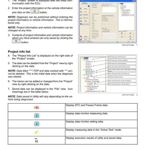 May include: A technical diagram for an electrical system, featuring a computer screen interface with various diagnostic tools and data displays. The image includes text and icons related to vehicle diagnostics.