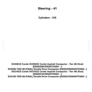 Case Construction DV209D, DV210D, DV209CD Combi, DV210CD Combi Tier 4B (slutlig) Dubbelvalskomprimator Servicemanual Pdf-nedladdning bild 6