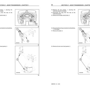 New Holland Tc 31, TC 35DA Series Tractor Service Repair Workshop Manual | Instant PDF Download image 5
