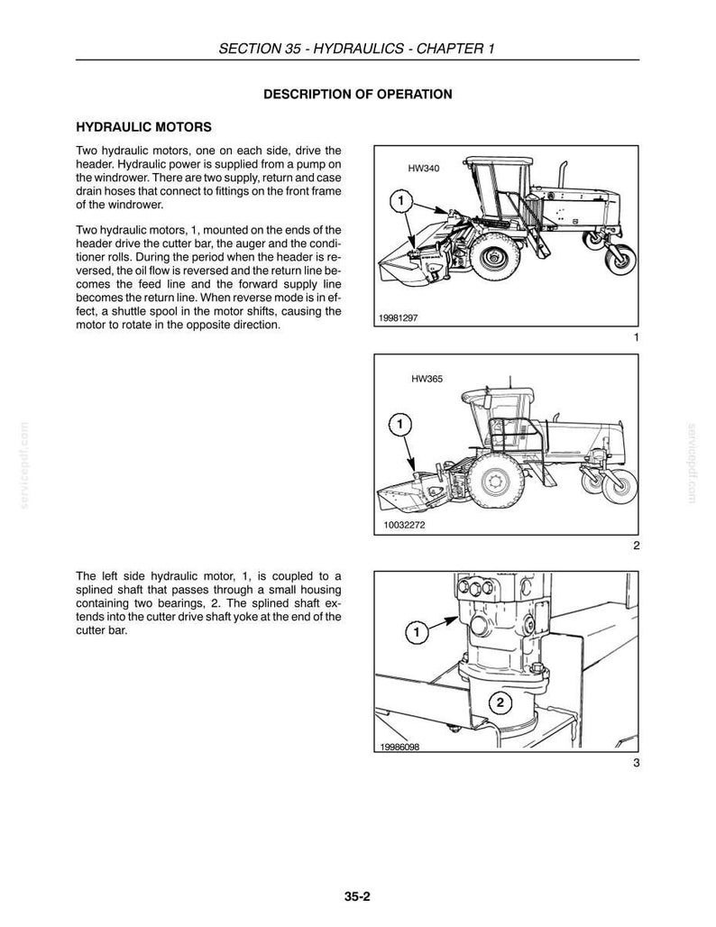 New Holland 2355, 2358 Disc Auger Header Service Repair Workshop Manual PDF | Instant PDF Download image 5