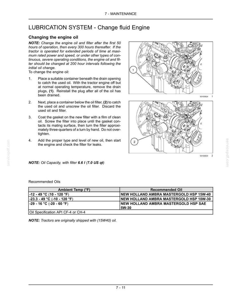 New Holland Boomer 40, Boomer 50 Compact Tractor Operator Owners Operation Manual | Instant PDF Download image 8