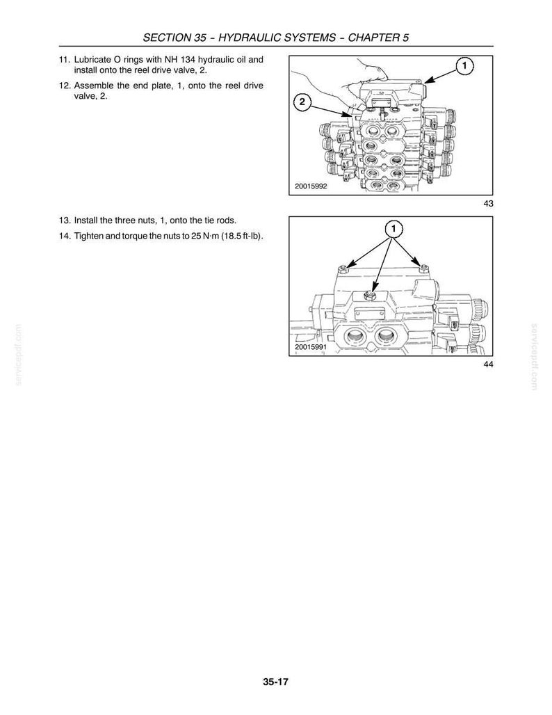 New Holland Cr920, Cr940, CR960, CR970 Combine Harvester Service Repair Workshop Manual | Instant PDF Download image 5
