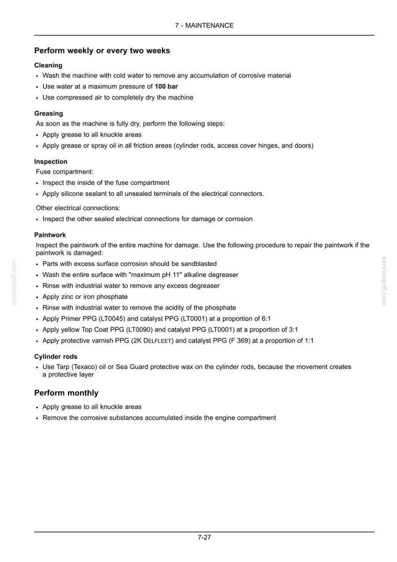 New Holland W130 Z-bar, W130 Tc, W130 Torque converter Wheel Loader Operator Owners Operation Manual | Instant Pdf Download image 8