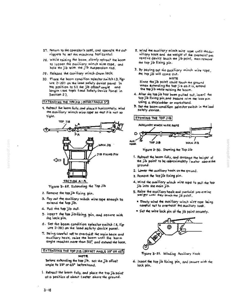 Kobelco RK250-II Rough Terrain Crane Operator Owners Operation Manual | Instant PDF Download image 6