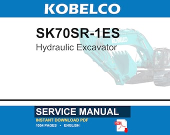 Kobelco SK70SR-1ES hydraulische graafmachine service reparatie werkplaatshandboek | Directe pdf-download