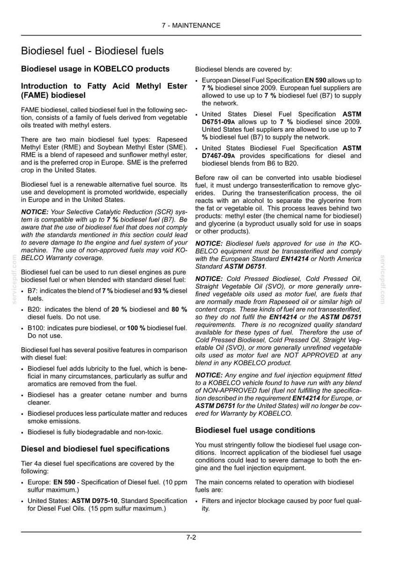 Kobelco SK350-9L Tier 3 Hydraulic Excavator Operator Owners Operation Manual | Instant PDF Download image 8