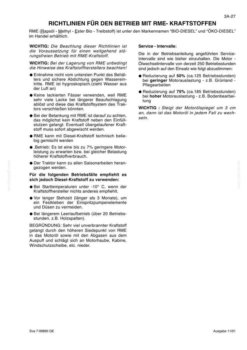 Steyr M948, M958, M952, M963 Traktoren Wartungshandbuch Reparatur Werkstatthandbuch | PDF-Download image 8