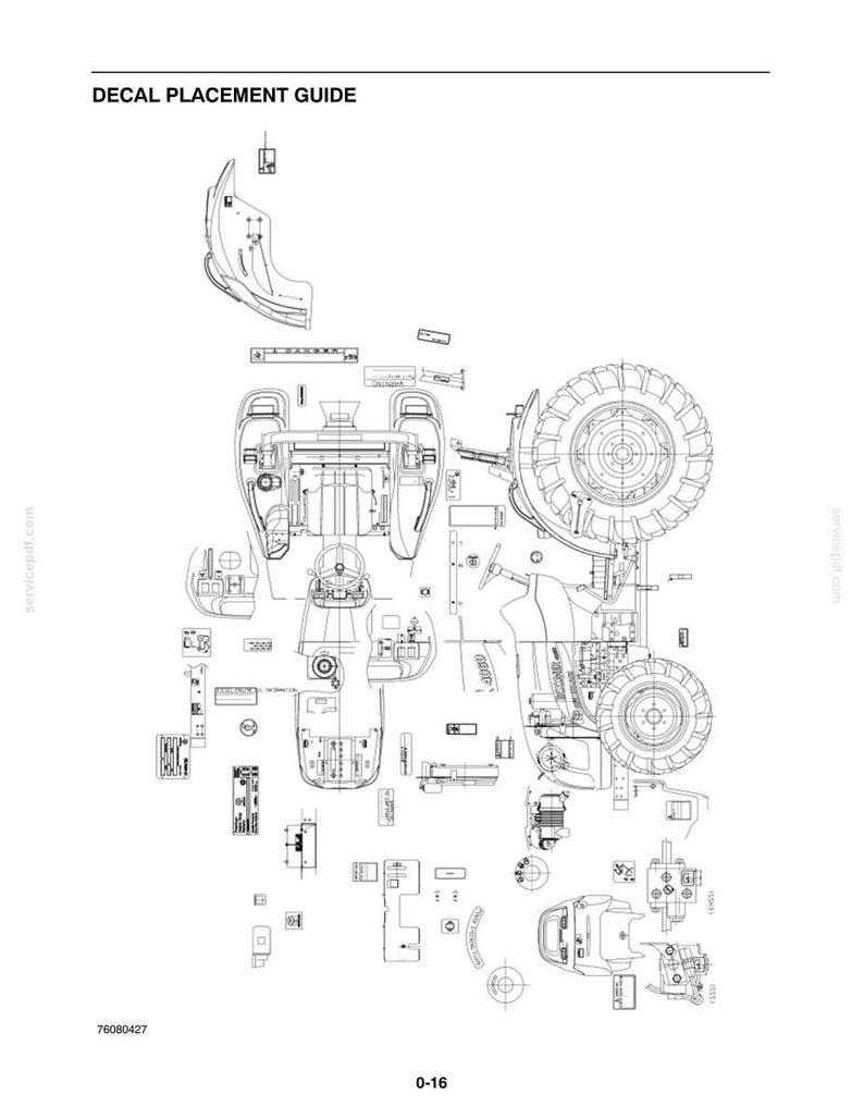 Gebruikershandleiding New Holland Boomer 4055, 4060 trekkerbestuurder | Directe pdf-download afbeelding 4