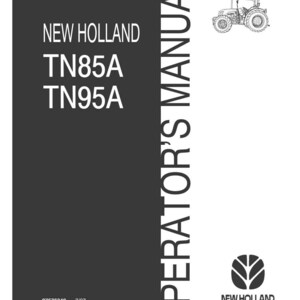 New Holland TN85A, TN95A Tractor Operator Owners Operation Manual | Instant PDF Download image 3