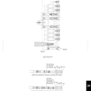 Kobelco 70SR-2 Acera hydraulische graafmachine service reparatie werkplaatshandboek | Directe pdf-download afbeelding 3