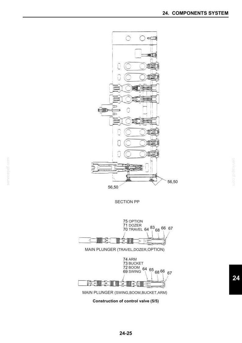 Kobelco 70SR-2 Acera hydraulische graafmachine service reparatie werkplaatshandboek | Directe pdf-download afbeelding 3