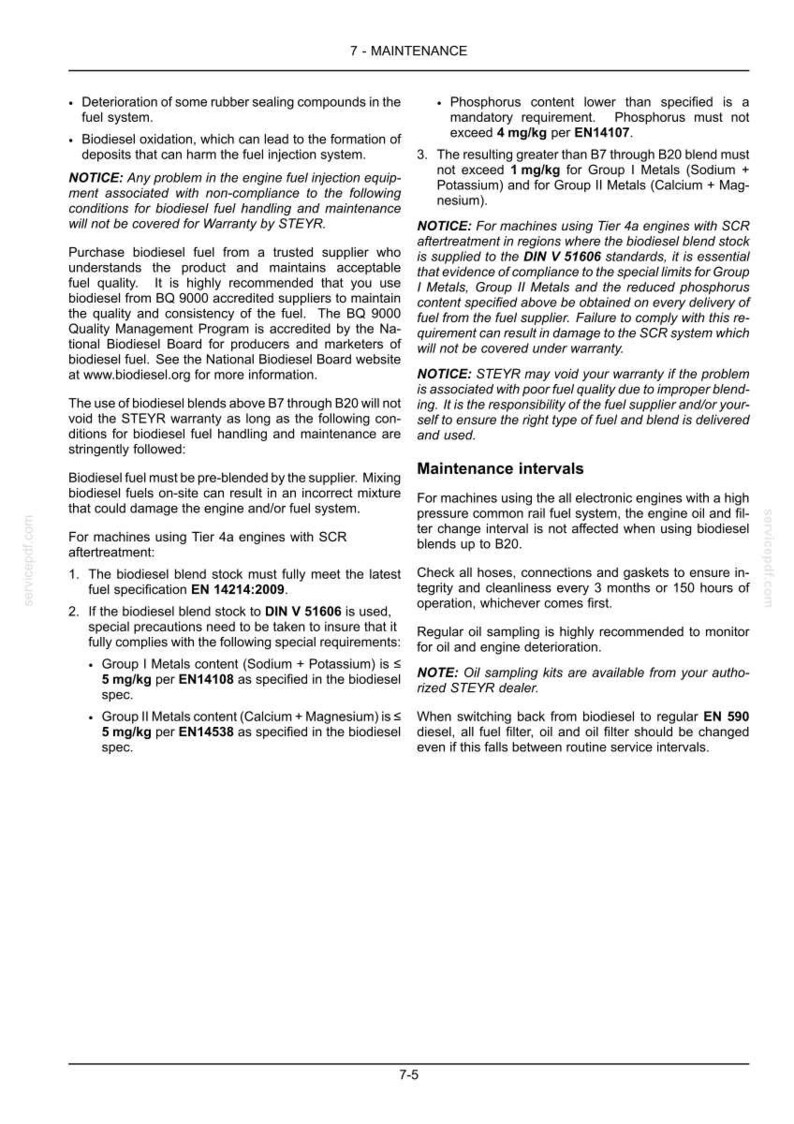 Steyr 6130 Cvt, 6145 CVT, 6160 CVT Ecotech Tractor Operator Owners Operation Manual | Instant PDF Download image 9