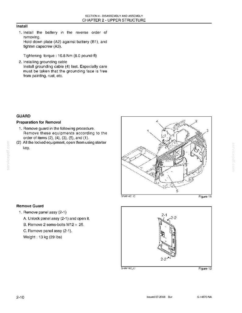 Kobelco 80CS Acera Tier 4 Crawler Excavator Service Repair Workshop Manual | Instant PDF Download image 8