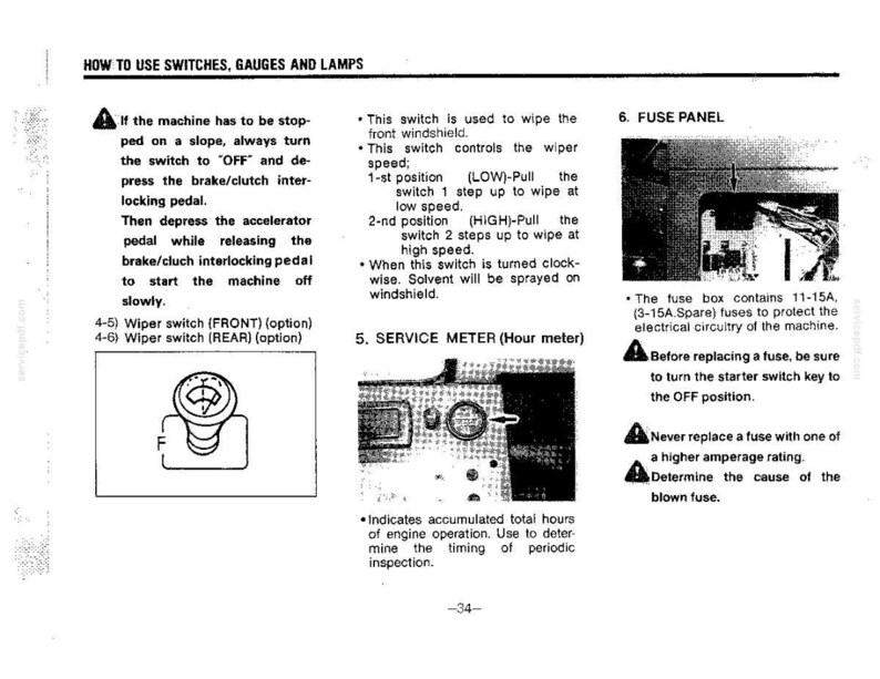 Kobelco LK550-II Wheel Loader Operator Owners Operation Manual | Instant PDF Download image 6