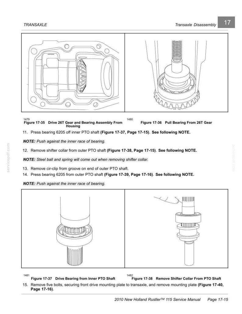 New Holland Rustler 115 Utility Vehicle Service Repair Workshop Manual | Instant PDF Download image 9