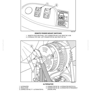 New Holland Tg215, Tg245, TG275, TG305 Tractor Service Repair Workshop Manual | Instant PDF Download image 7