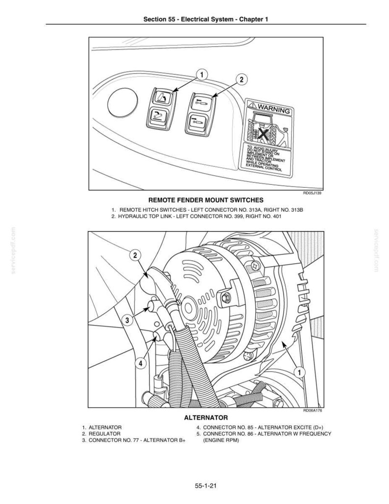 New Holland Tg215, Tg245, TG275, TG305 Tractor Service Repair Workshop Manual | Instant PDF Download image 7