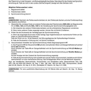 Steyr 4065, 4075, 4085, 4095 Kompakt Traktoren Wartungshandbuch Reparatur Werkstatthandbuch | PDF-Download image 9