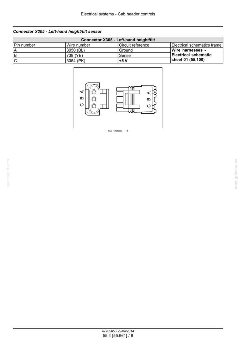 Case 3050 Spannmålsskärbord Service Reparation Verkstadsmanual | Direkt PDF-nedladdning bild 7