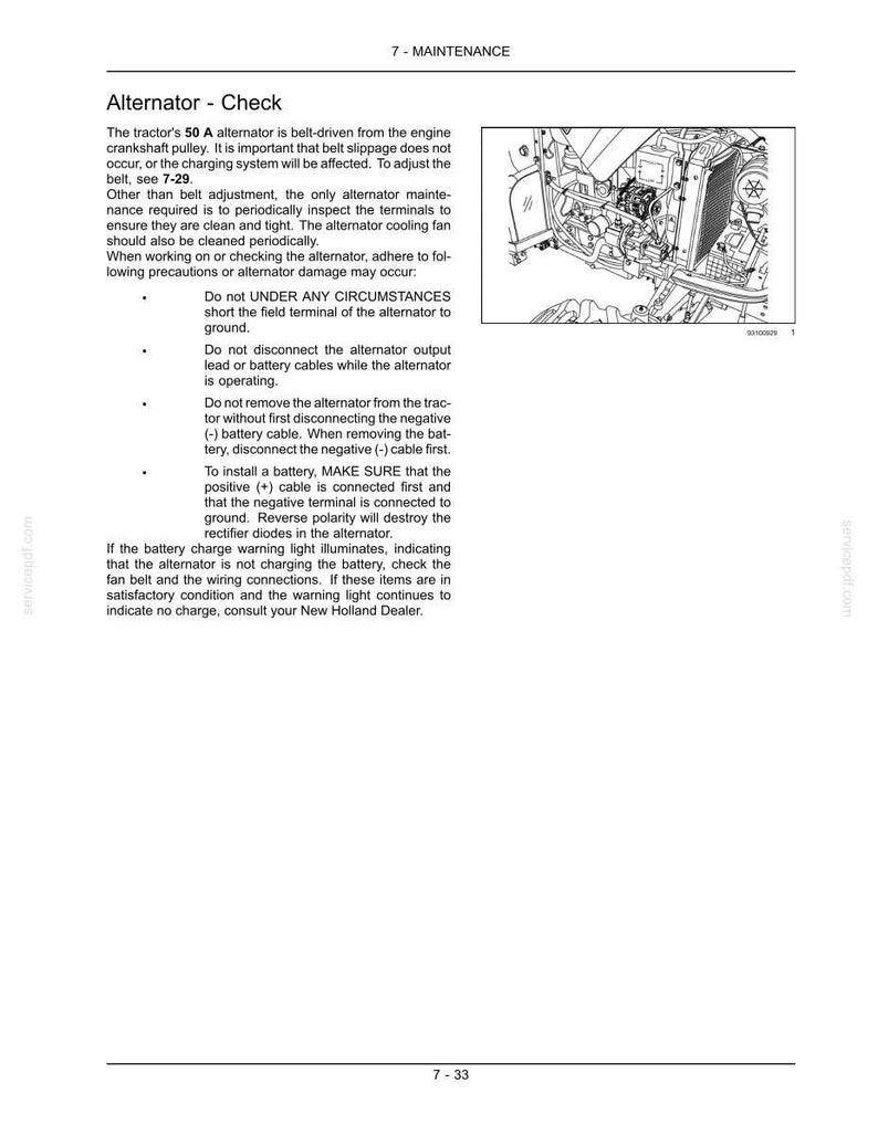 New Holland Boomer 40, Boomer 50 Compact Tractor Operator Owners Operation Manual | Instant PDF Download image 9