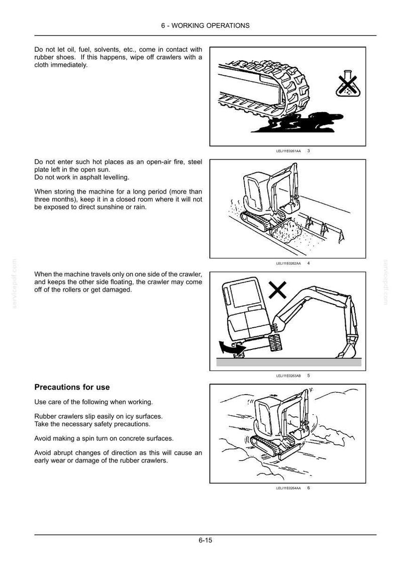 New Holland E45b Sr, E50b SR, E55B Mini Excavator Operator Owners Operation Manual | Instant PDF Download image 7