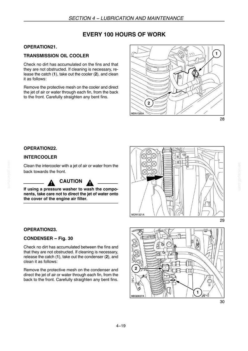 Manual de operación y mantenimiento para tractores New Holland TK4020, TK4030, TK4040, TK4050 y TK4060 / Descarga instantánea en PDF imagen 8